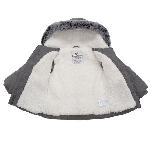 Rokka&Rolla Baby Boys' Soft Mini Fur Lined Puffer Jacket Hooded Winter Coat - Picture 21 of 38