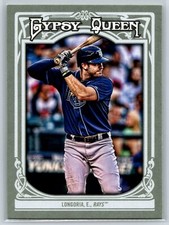 2013 Topps Gypsy Queen Evan Longoria Tampa Bay Rays #44