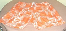 Men's OP Swim Trunks/Board Short Orange Floral  Men's Size 2XL (44-46)