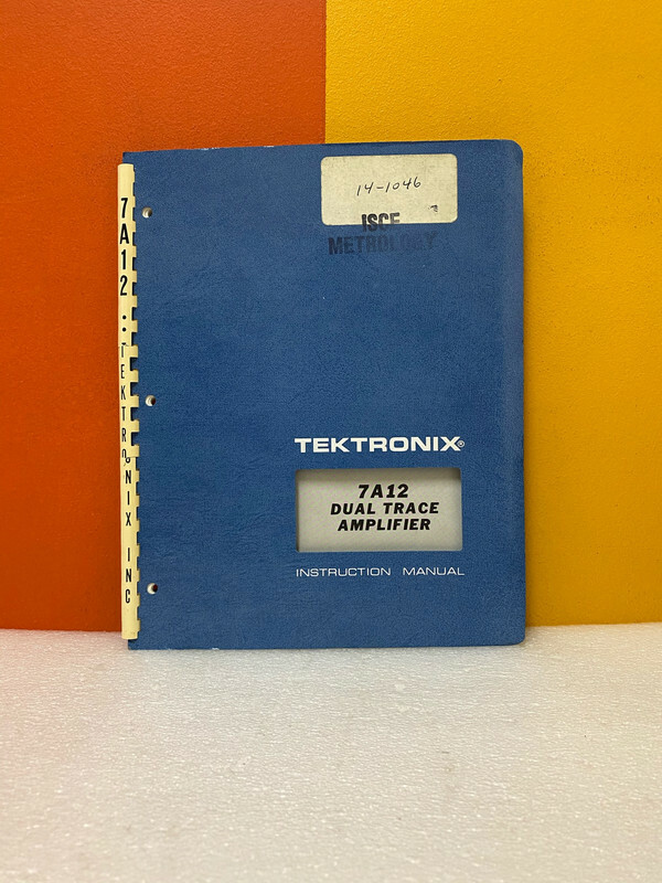 Tektronix 070-0977-01 7A12 Dual Trace Amplifier Instruction Manual