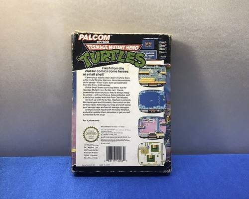 JUEGO NINTENDO NES PAL - TEENAGE MUTANT HERO TURTLES - Imagen 5 de 5