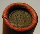 ROLL OF 55 INDIAN HEAD CENTS FROM PRIVATE COIN COLLECTION PENNY SET LOT  10