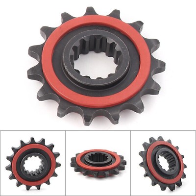 1 Pcs Front Motorcycle Rubber CushionedSprocket 15T For Honda CB600F 2014-2018