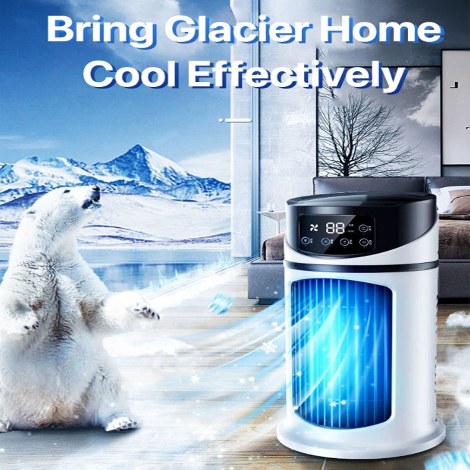 New Portable Mini Air Conditioner Mobile Multifunction Air Cooler Fan