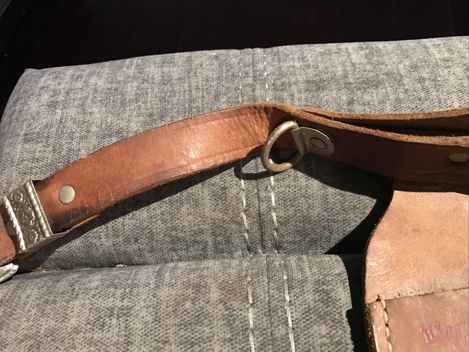 Happi Time Leather Toy Gun Belt Sears Roebuck & Co. & Simpson 30” eBay