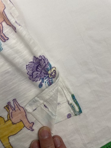 New! Womens Mudd Road Trip Tee Short Sleeve Cactus Llama SOFT! Size M - Picture 7 of 9