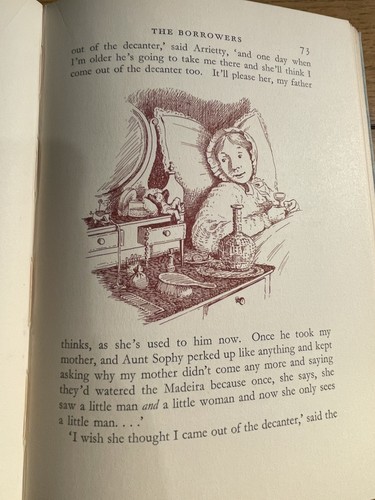THE BORROWERS - MARY NORTON - ILLUSTRATED BY DIANA STANLEY HB/DJ 2nd Ed 1953 - Picture 6 of 7