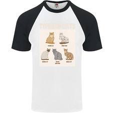 Tipi Di Gatto Persiano Siamese Britannico Bengal Uomo T-Shirt S/S