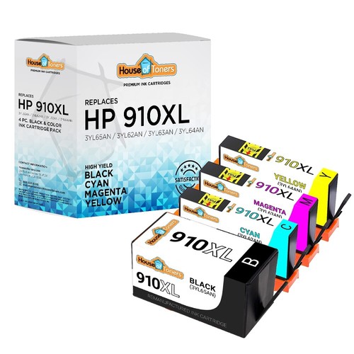 Remanufactured HP 910 XL Ink Cartridges 3YL65AN 3YL62AN 3YL63AN 3YL64AN | eBay