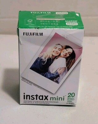 Fujifilm Instax Mini Instant Film Twin Pack 20 Sheets Total New Factory Sealed