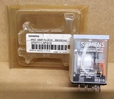 SIEMENS 3TX7111-3PG13 RELAY 4 PDT 5 AMP PLUG-IN