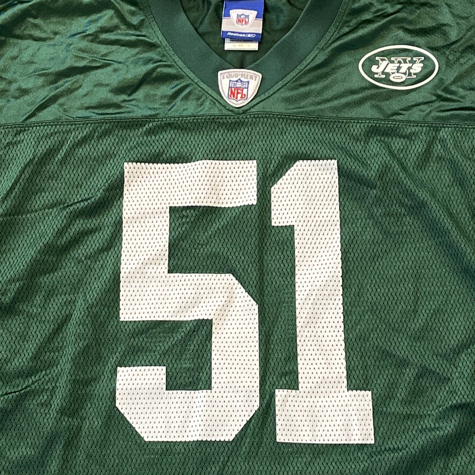New York Jets Vilma jersey XL mens green reebok - Image 4 of 4