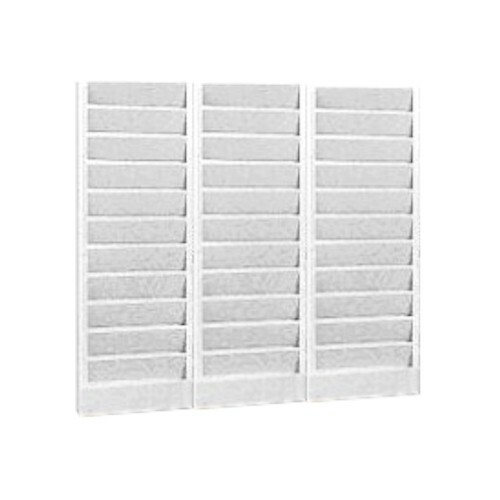 Swipe Card Access Rack 30 Pocket, Desk Mount Landscape Swipe Card Badge Rack, Model 160-30-WM ...