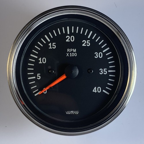 Tachometer 86mm Diesel; Alternator driven Tachometer - Picture 2 of 5
