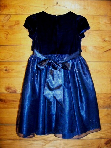 Girls Very Pretty LOVE Blue Dress Size 10 EUC!!! - Picture 3 of 3