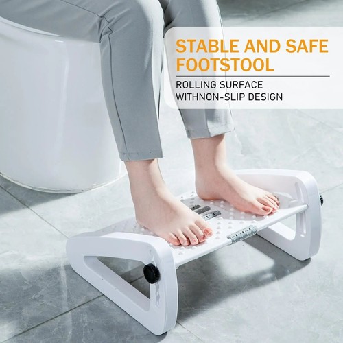 Adjustable Ergonomic Foot Rest for Desk Massage Foot Stool Leg Rest Pressure Rel - Picture 9 of 9