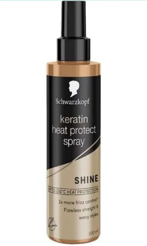 3 x Schwarzkopf Styling Keratin Heat Protection Hair Spray 3x200ml - Picture 5 of 11
