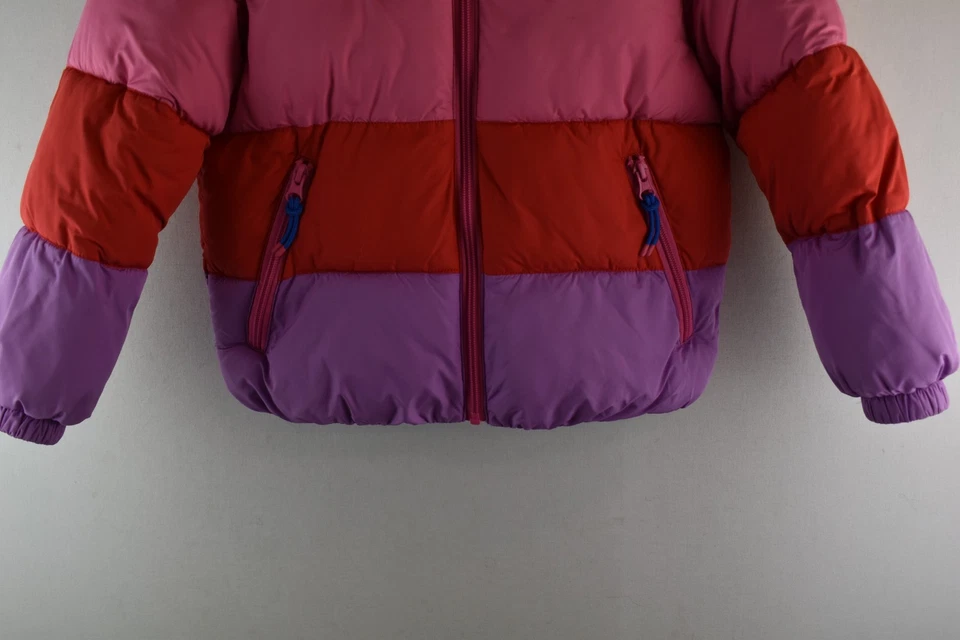MINI BODEN Pink Padded Jacket size 6-7Y Girls Kids Hooded Winter Casual Outdoors - Image 3 of 4