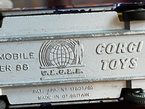 Vintage Corgi Toys Man From Uncle Thrushbuster Oldsmobile Super 88 Car Die Cast - Picture 11 of 11