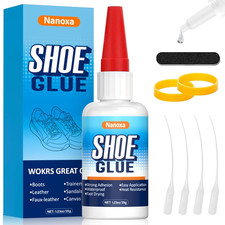Shoe Glue 35G, Heavy Duty Shoe Glue Sole Repair Kit, Waterproof  Fast Drying Sh