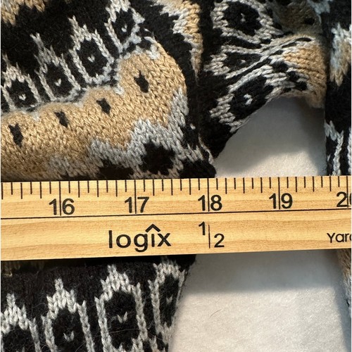 Romeo & Juliet Couture Fair Isle Duster Cardigan Women's Medium Open Front Y2K - Picture 6 of 7