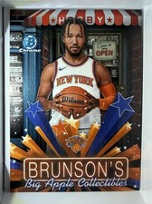 Topps 2024-25 Bowman Chrome Hobby Stars Jalen Brunson HS-11 Knicks NBA