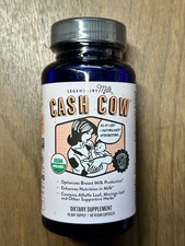 Legendairy Milk Cash Cow Organic Breastfeeding Supplement, 60 Capsules BB 05/28