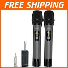 Dual Handheld Wireless Microphone System