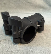 Alesis Drum Rack T Connector 1.5” Tube Clamp Dual Mount Black