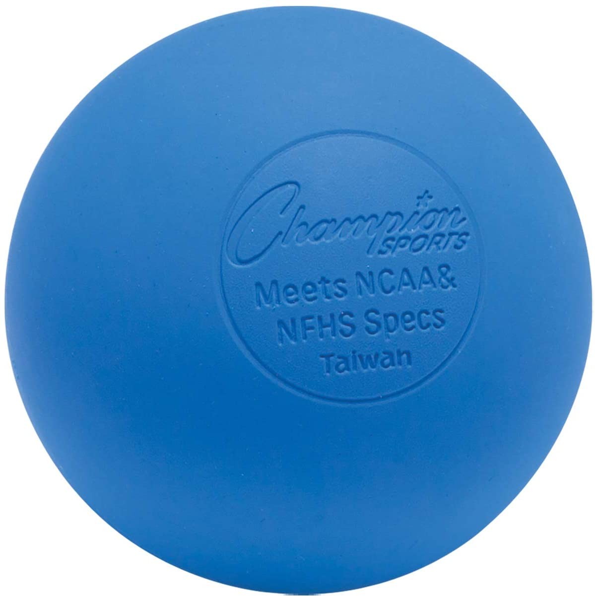 Champion Sports Official Lacrosse Balls - Blue - 12 Pack