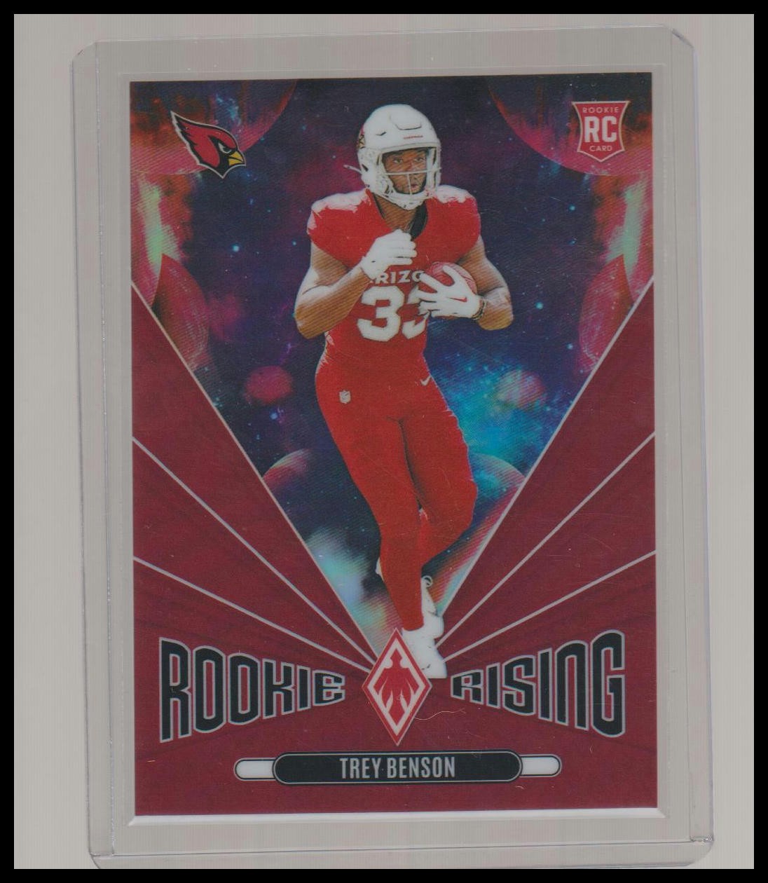 2024 Panini Phoenix #RR-TBN Trey Benson Rookie Rising Red #/99