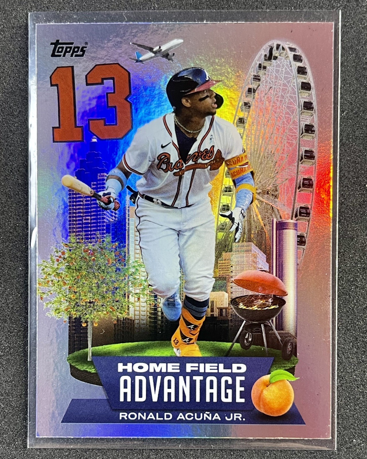 2022 Topps Home Field Advantage RONALD ACUNA JR Atlanta Braves SP #HA-2
