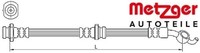 Metzger 4110392 Bremsschlauch FüR Nissan
