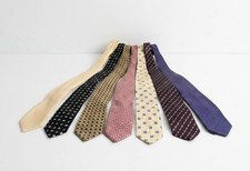 Vintage Jos. A. Bank Men  s Tie Lot of 7 Silk Dress Ties Geometric Business