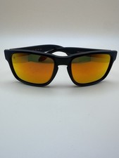 Blenders Canyon Red Strike Polarized Mirrored Square Men's Sunglasses Black Red