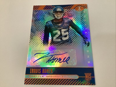 Travis Homer 2019 Panini Illusions Rookie Signs Orange Auto #RS-TRH Autograph d