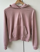 KappAhl Girls Super Soft Light Pink Velour Track Suit Set Bottom Sz 146, Top 158