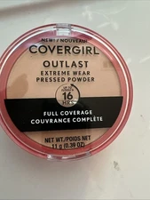 Covergirl #820 Outlast Extreme Wear Pressed Powder, Creamy Natural, w/ TALC