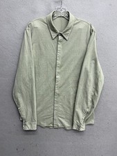 Lululemon Size M Light Green Commission Long Sleeve Button Down Shirt LM3DJOS