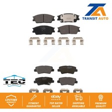 Front Rear Ceramic Brake Pads Kit For Hyundai Venue Kia Soul KTC-100727