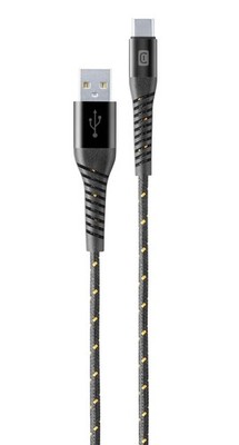 CellularLine Tetraforce Data Cable Strong 2m USB-A/ Typ-C Black #14756051