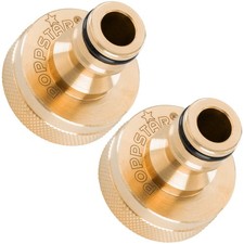 Poppstar 2x Raccord de Robinet 1 Pouce Filetage Intérieur & Raccord Automatique