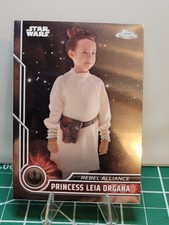 2023 Topps Chrome Star Wars Princess Leia Organa Card 17