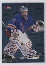 2025-26 Upper Deck Fleer Ultra Medallions Platinum /100 Igor Shesterkin #M-4