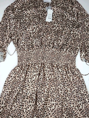 Commonry Dress Size 18 Go Anywhere Animal Print Gathered Sleeve RRP $189.95 - Picture 5 of 11