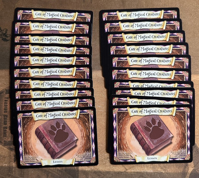Harry Potter TCG 20 Lektionen Care of Magical Creatures engl. 5. Edition Mint