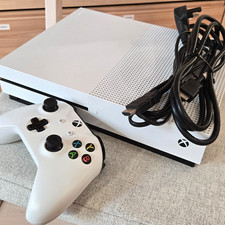 Microsoft Xbox One S 1TB Console With Controller - White, comes with power, HDMI