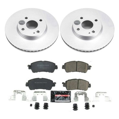 For Toyota Yaris 2019-2020 PowerStop Z23 Evolution Geomet Plain Front Brake Kit
