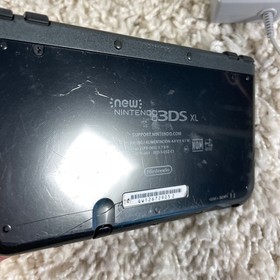Nintendo &ldquo;New&rdquo; 3DS XL Metallic Gray Handheld Console System RED-001 Tested