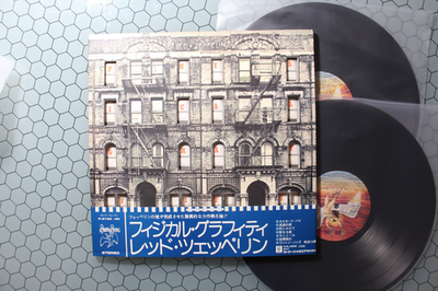 その他 2discs LP Led Zeppelin Physical Graffiti P51634N SWAN SONG /00520 LED ZEPPELIN PHYSICAL GRAFFITI SWAN SONG P51634N CAP OBI